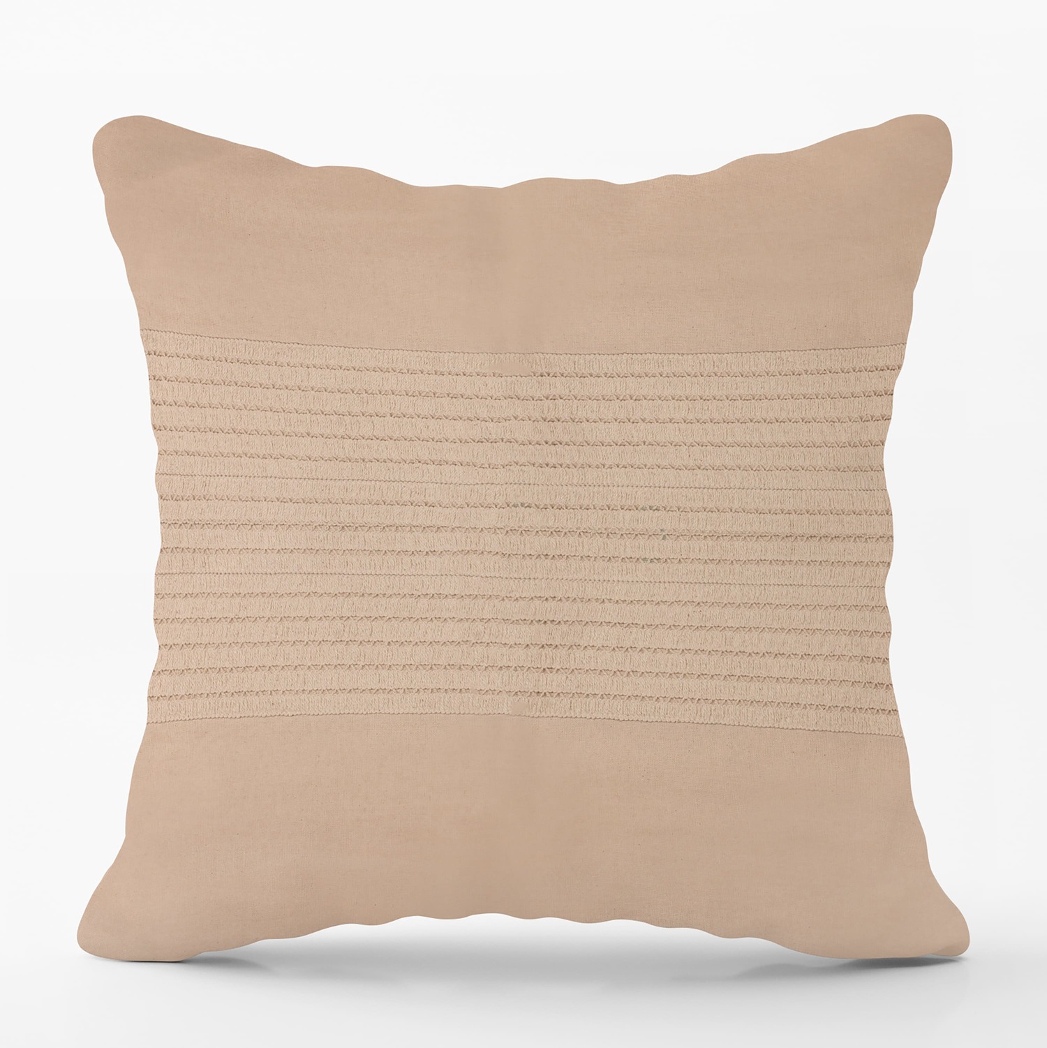  COTTON CUSHION 60Χ60 NATURAL CROCHET