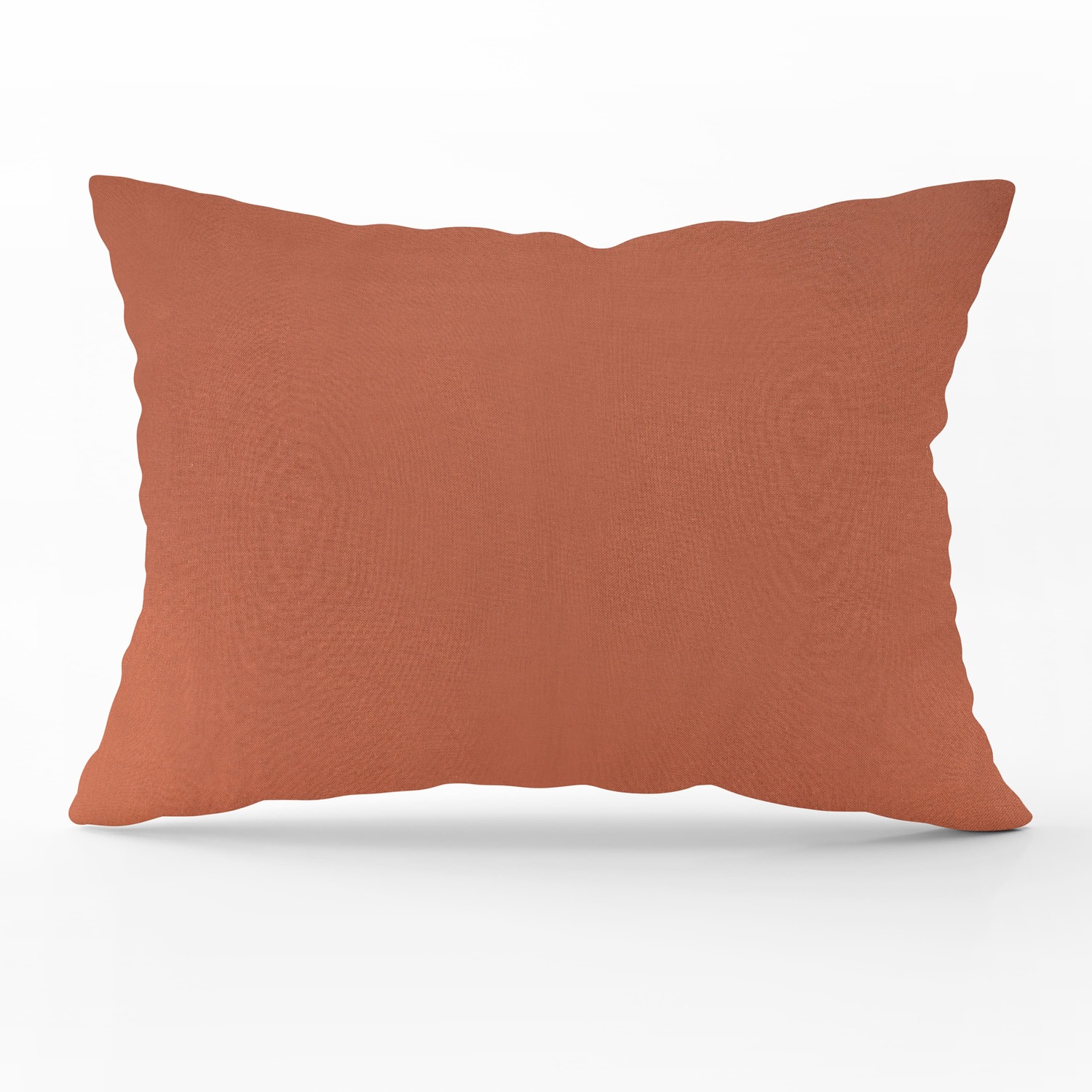  COTTON CUSHION 30Χ50 SOLID TERRACOTTA