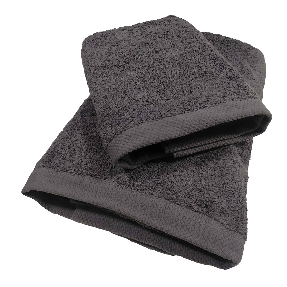 Grey Towel 600GSM – 100% Cotton, Durable & Luxurious