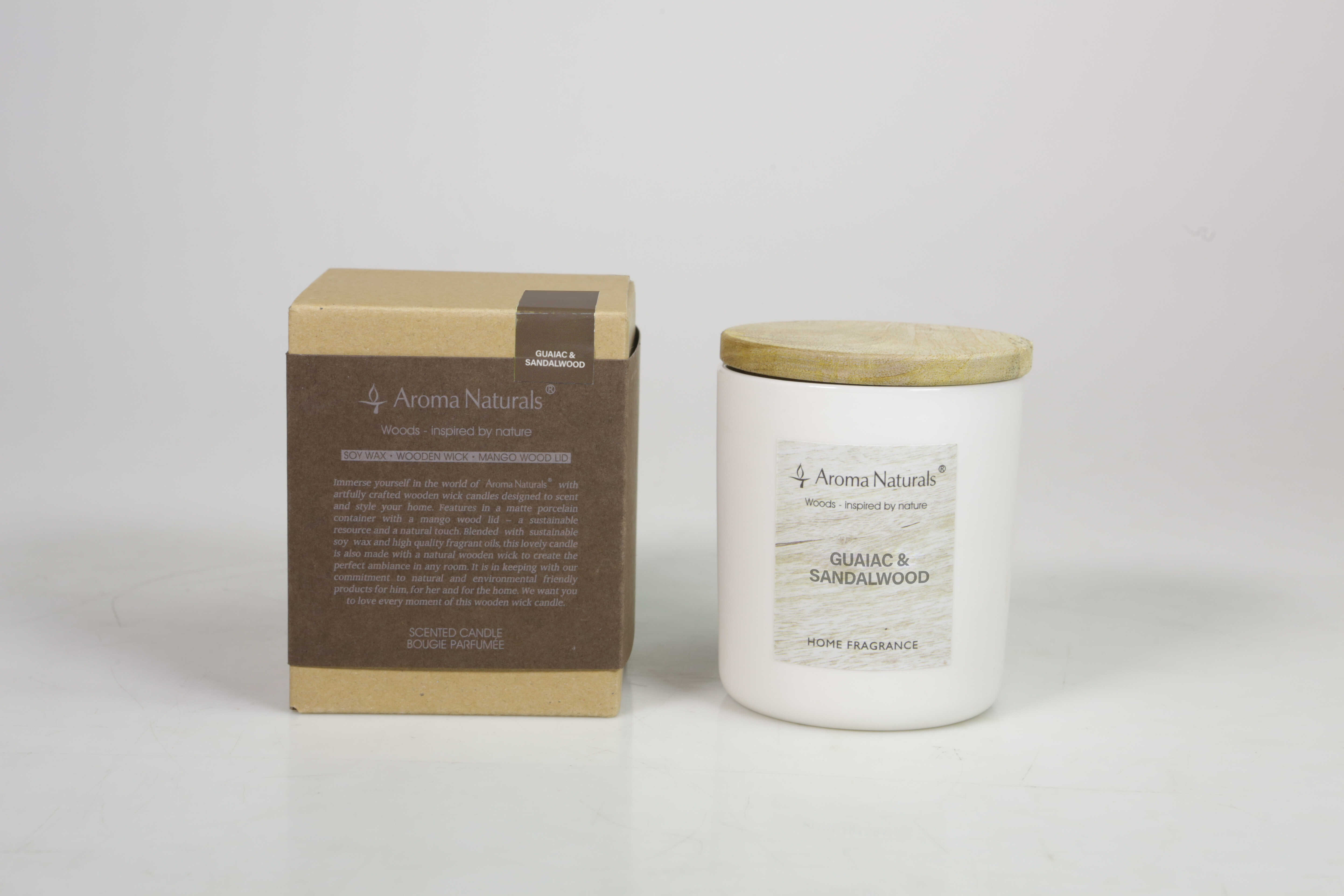 ΑΡΩΜΑΤΙΚΟ ΚΕΡΙ WOODS GUAIAC & SANDALWOOD 190GR 80Χ90