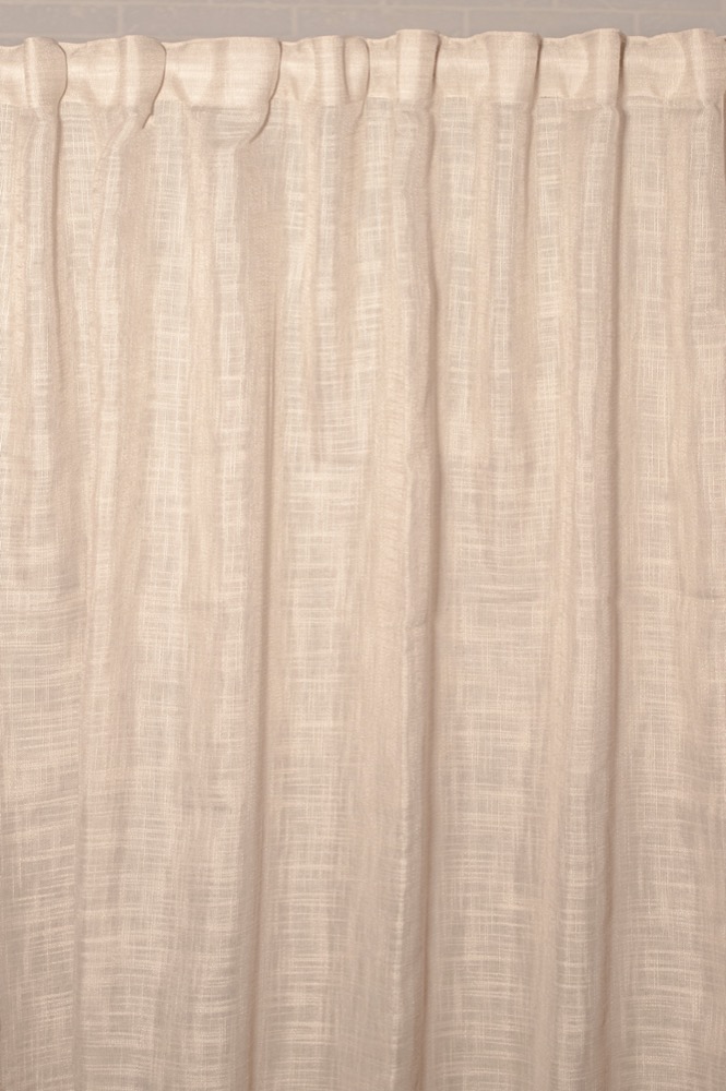 BEIGE SHEER CURTAIN 200Χ280 WITH TAPE