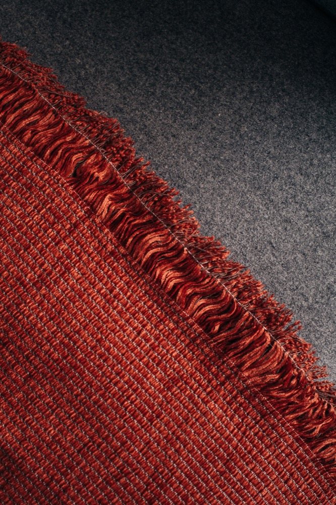 DECORATIVE THROW AZORA TERRACOTTA