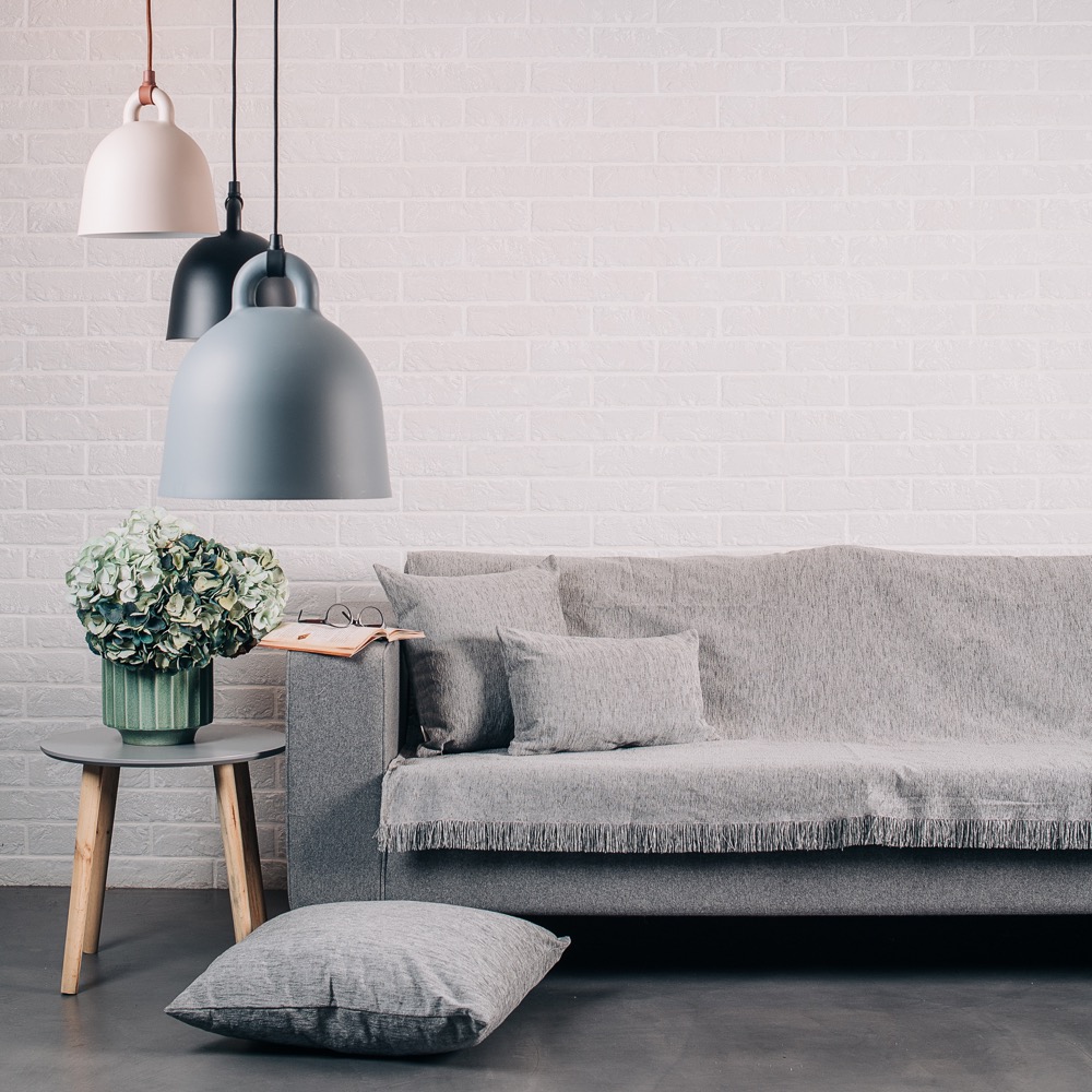 THROW PLAIN LIGHT GREY