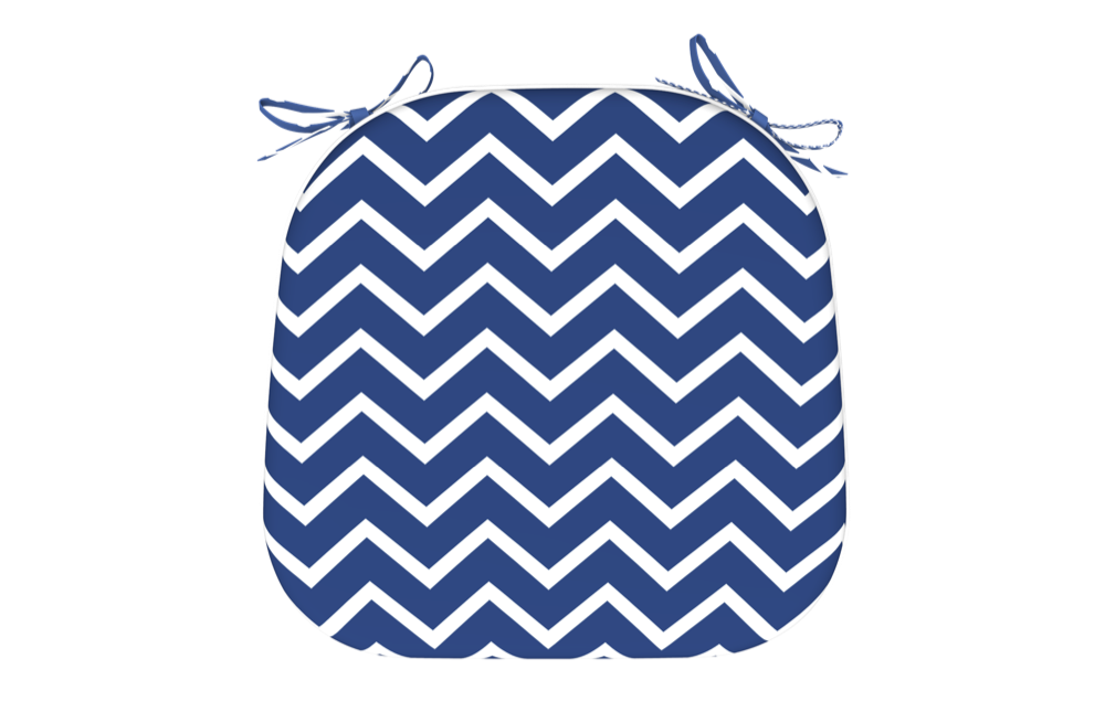 ΑΔΙΑΒΡΟΧΟ ΜΑΞΙΛΑΡΙ ΚΑΡΕΚΛΑΣ CHEVRON NAVY BLUE ΣΕΤ 2 ΤΕΜ. 40Χ42Χ5