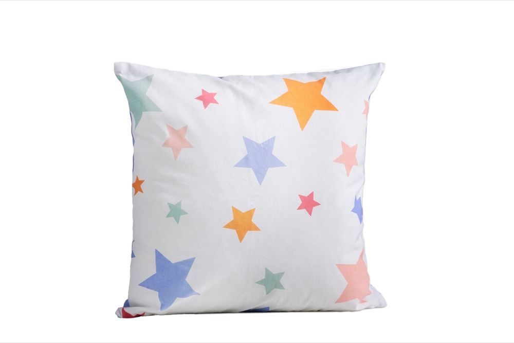 CHILDREN COTTON CUSHION MULTISTARS 45X45