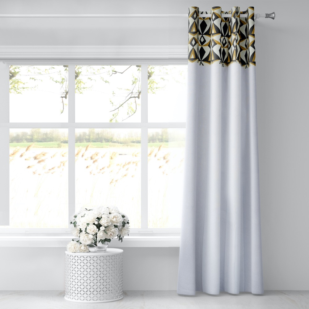 COTTON CURTAIN INSOMNIA 140Χ260 WITH EYELETS