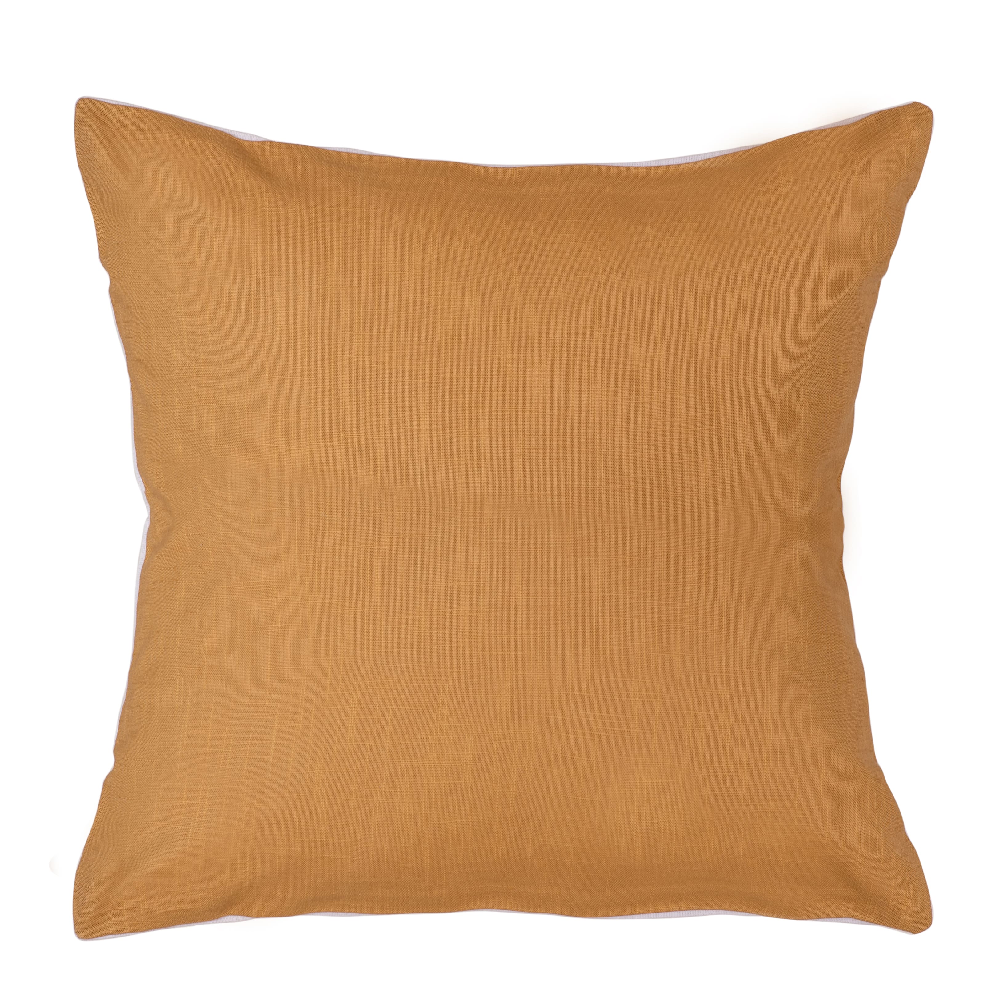 CUSHION  45X45 SOLID MUSTARD