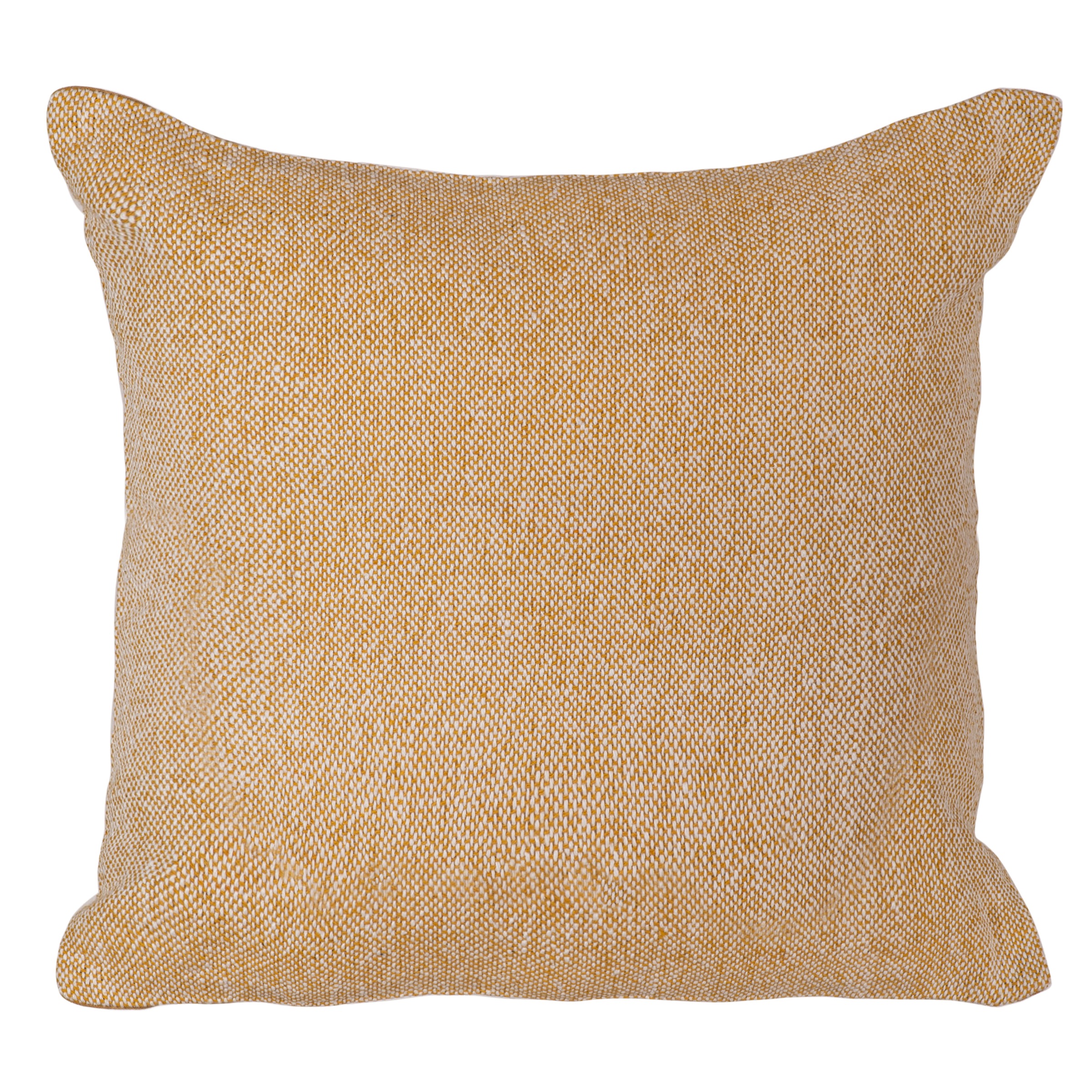  COTTON CUSHION 40X40 WOVEN MUSTARD