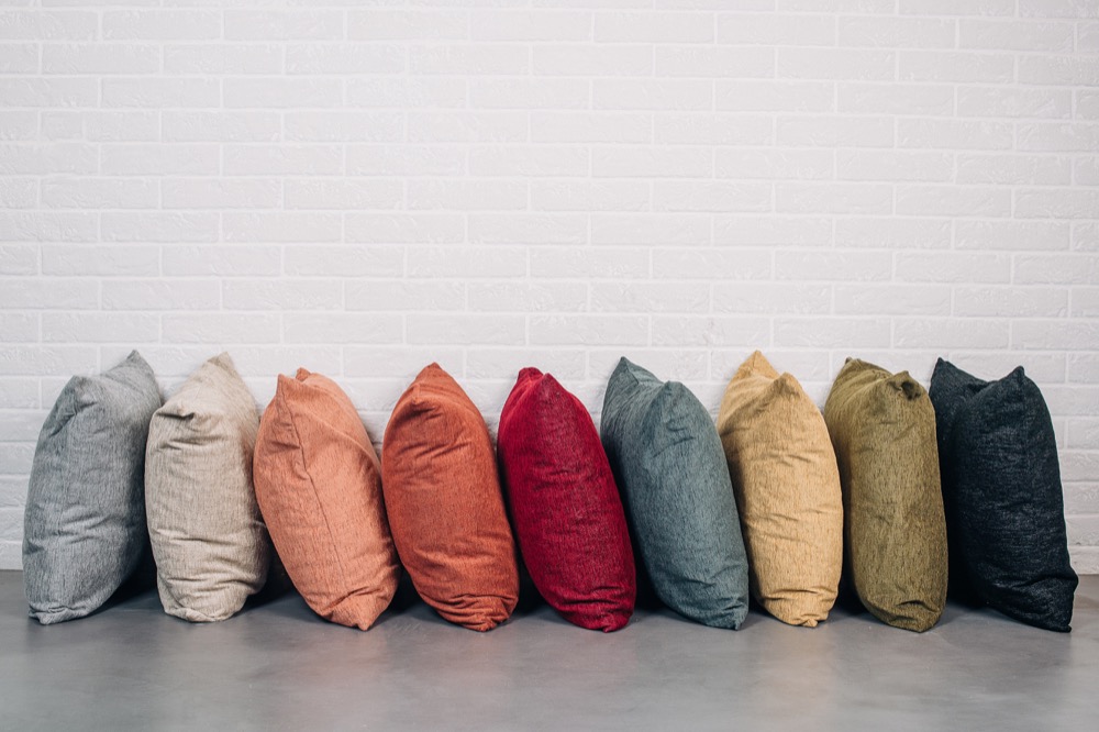 FLOOR CUSHION PLAIN DARK CHAKI 60X60