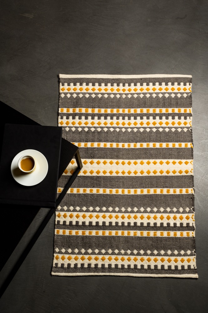 COTTON MAT MARS MUSTARD 60X90