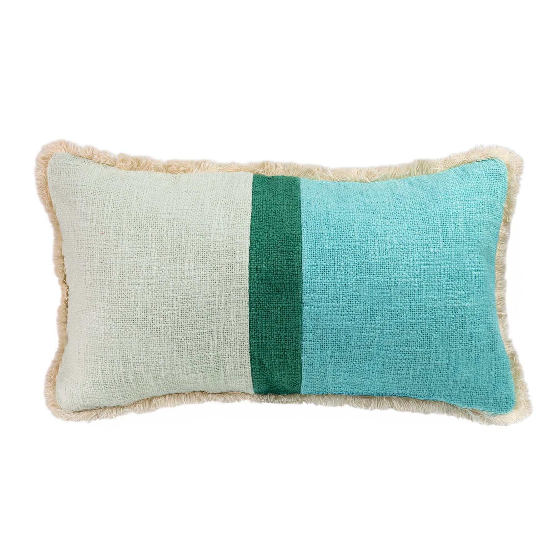 COTTON CUSHION STRIPE PATCH 30Χ50 