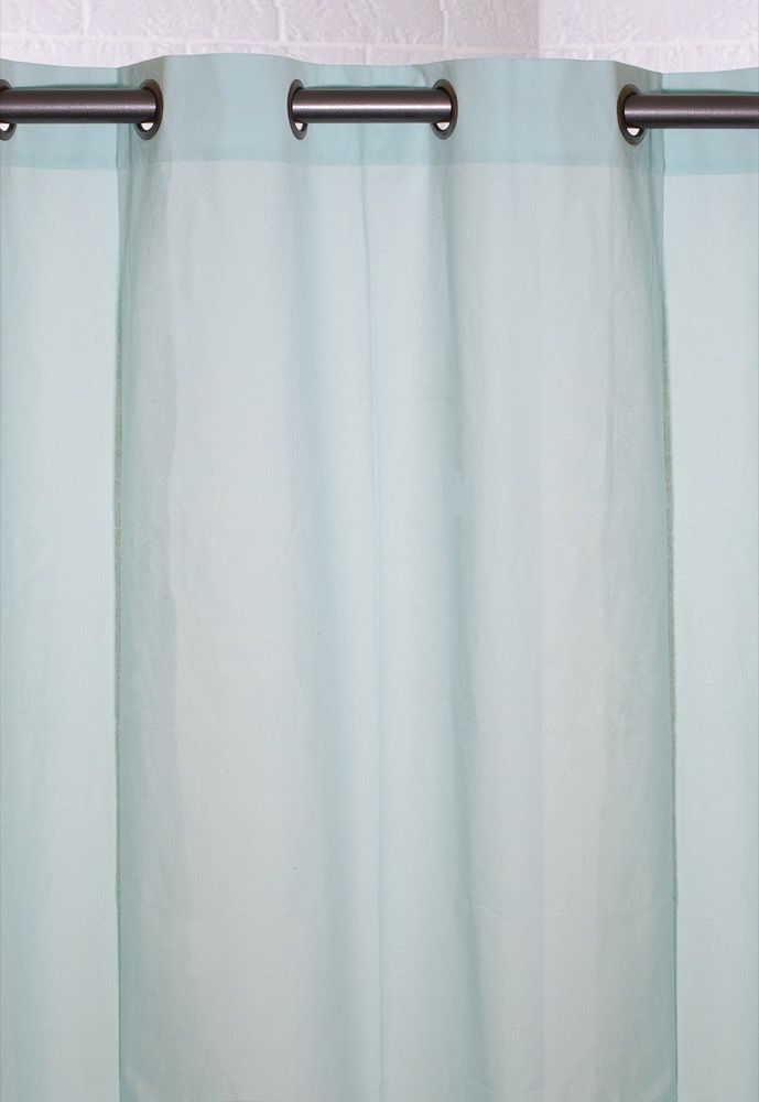 PLAIN MINT COTTON CURTAIN 140X260 WITH EYELETS