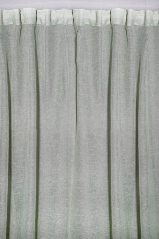 MINT SHEER CURTAIN 200Χ280 WITH TAPE