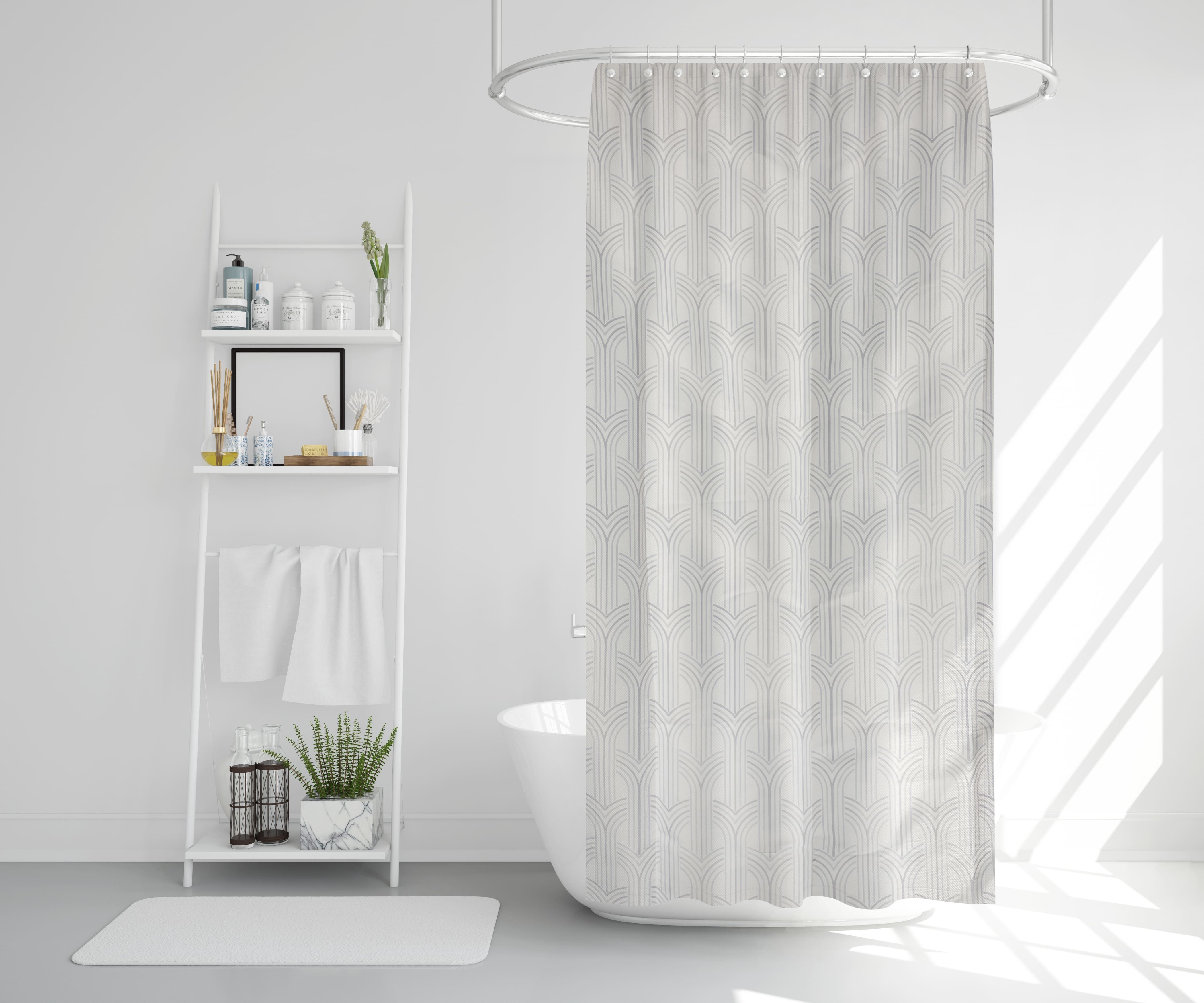 SHOWER CURTAIN PASTEL BRIDGE 150X180