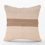  COTTON CUSHION 40X40 BEIGE- NATURAL CROCHET
