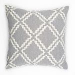 DECORATIVE CUSHION ALDO GREY REVERSIBLE 