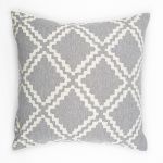 DECORATIVE CUSHION ALDO GREY REVERSIBLE 