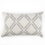 DECORATIVE CUSHION ALDO GREY REVERSIBLE 