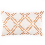 DECORATIVE CUSHION ALDO TERRACOTTA REVERSIBLE 