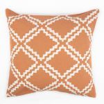 TWO-SIDED FLOOR CUSHION ALDO TERRACOTTA  60X60