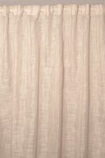 BEIGE SHEER CURTAIN 200Χ280 WITH TAPE