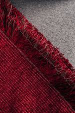 DECORATIVE THROW AZORA BORDEAUX