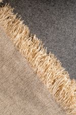 DECORATIVE THROW PLAIN BEIGE