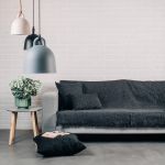 FLOOR CUSHION PLAIN BLACK 60X60