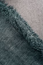 DECORATIVE THROW PLAIN DARK GREY