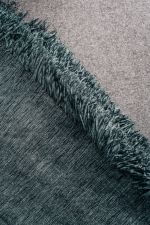 DECORATIVE THROW PLAIN DARK GREY