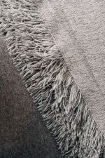 DECORATIVE THROW PLAIN LIGHT GREY