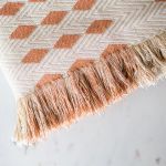 DECORATIVE THROW MONSOON TERRACOTTA 