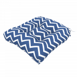 ΑΔΙΑΒΡΟΧΟ ΜΑΞΙΛΑΡΙ ΚΑΡΕΚΛΑΣ CHEVRON NAVY BLUE ΣΕΤ 2 ΤΕΜ. 48X48X12.5