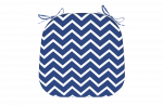 ΑΔΙΑΒΡΟΧΟ ΜΑΞΙΛΑΡΙ ΚΑΡΕΚΛΑΣ CHEVRON NAVY BLUE ΣΕΤ 2 ΤΕΜ. 40Χ42Χ5
