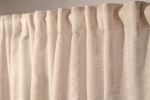 ΚΟΥΡΤΙΝΑ ΓΑΖΑ BEIGE 200Χ280  ΜΕ ΤΡΕΣΑ