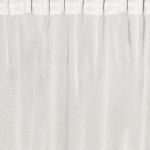 OFF - WHITE FLAMA SHEER CURTAIN 200Χ290 WITH TAPE 