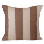 CUSHION BROWN STRIPES 45X45