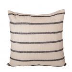  COTTON CUSHION 40X40 WITH BLACK STRIPES