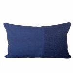  COTTON CUSHION 30X50  WOVEN BLUE MARINE 