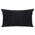 CUSHION PLAIN BLACK