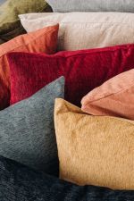 DECORATIVE PILLOW PLAIN BORDEAUX