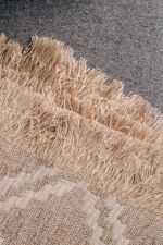 DECORATIVE THROW ALDO CHENILLE BEIGE