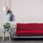 DECORATIVE THROW AZORA BORDEAUX