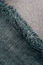 DECORATIVE THROW PLAIN DARK GREY