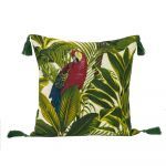 COTTON CUSHION PARROT 40Χ40