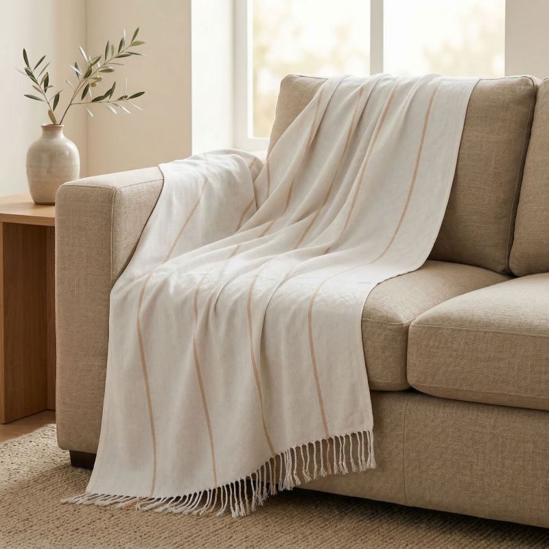 Φωτογραφία από COTTON THROW ROMBUS 170Χ230