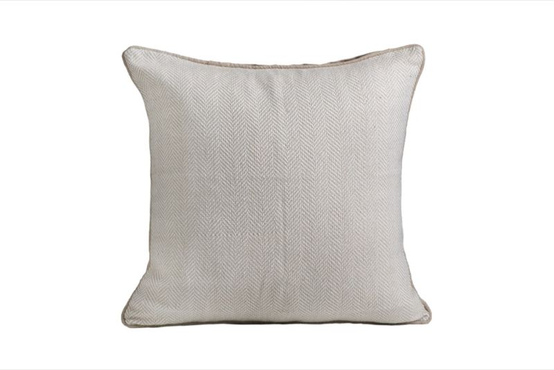 Φωτογραφία από COTTON CUSHION FISH-BONE BEIGE 40X40
