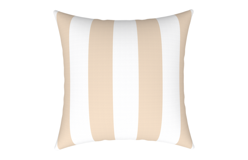 Φωτογραφία από  WATERPROOF CUSHION STRIPED BEIGE 43X43