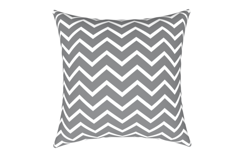 Φωτογραφία από  WATERPROOF CUSHION CHEVRON GREY 43X43