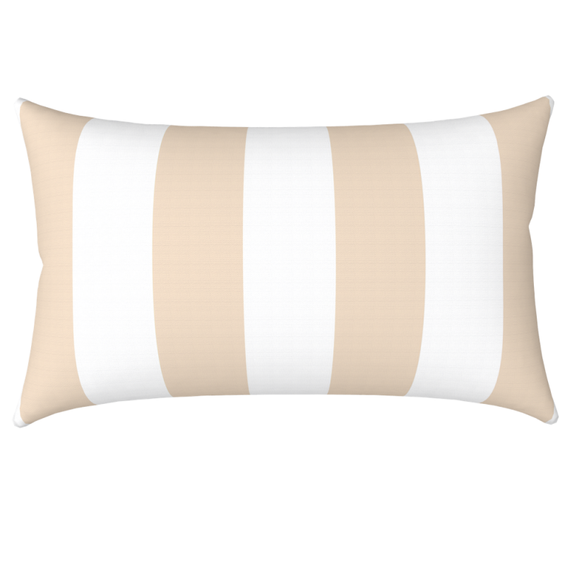Φωτογραφία από  WATERPROOF CUSHION STRIPED BEIGE 30X50